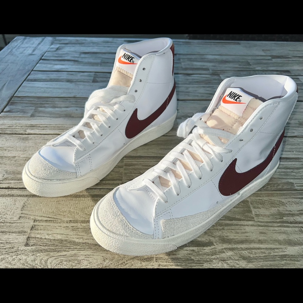 Nike Blazer Mid '77 Vintage 'White Team Red' Worn one time, nearly brand new.